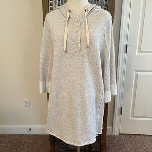 NWOT Soft Surroundings "Bali Beach" French Terry Pullover Hoodie